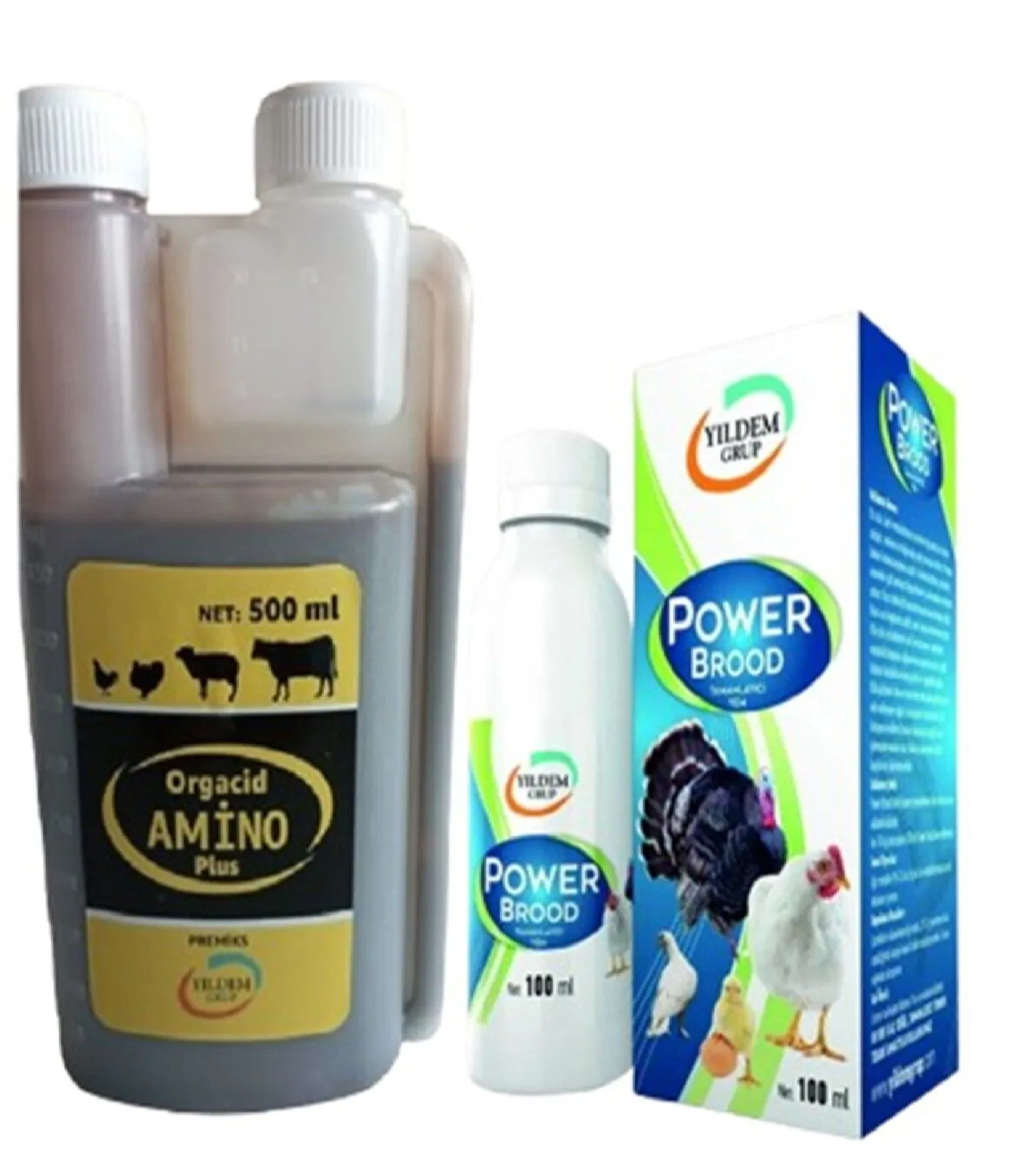 Organik Aminoasit Ve Mineral 500 Ml + Power Brood 100 Ml (Muhteşem İkili )