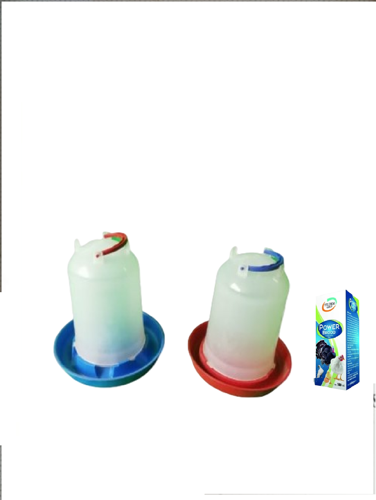 Civciv Yemlik 3 kg ' lık+Civcvi Suluk 3 Lt+ Civcivleriniz İçin Power Brood 100 ML(Vitamin +Mineral )