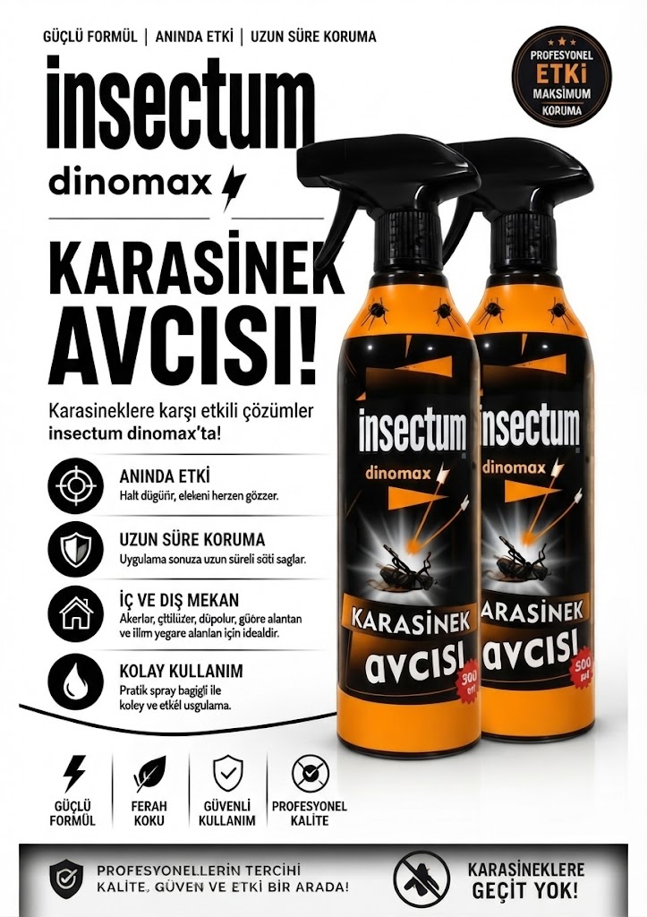 İnsectum Dinomax Karasinek Avcısı 500 ml x 2 Adet