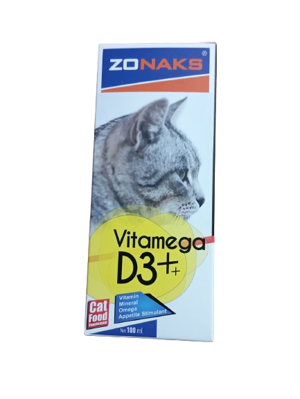 KEDİLER İÇİN VİTMAMİN + D3 + OMEGA3-OMEGA6- OMEGA -9