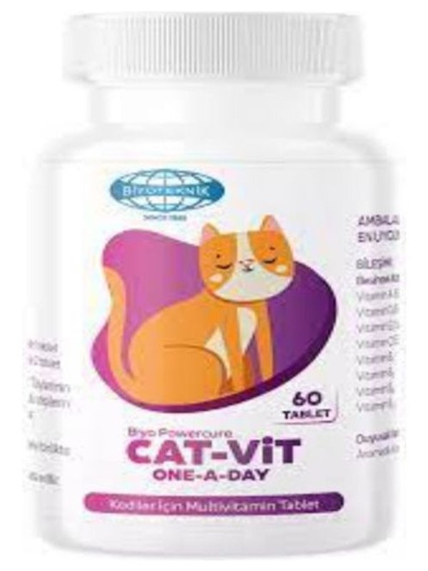 Cat-vit 60 Tablet (kediler Için Vitamin)