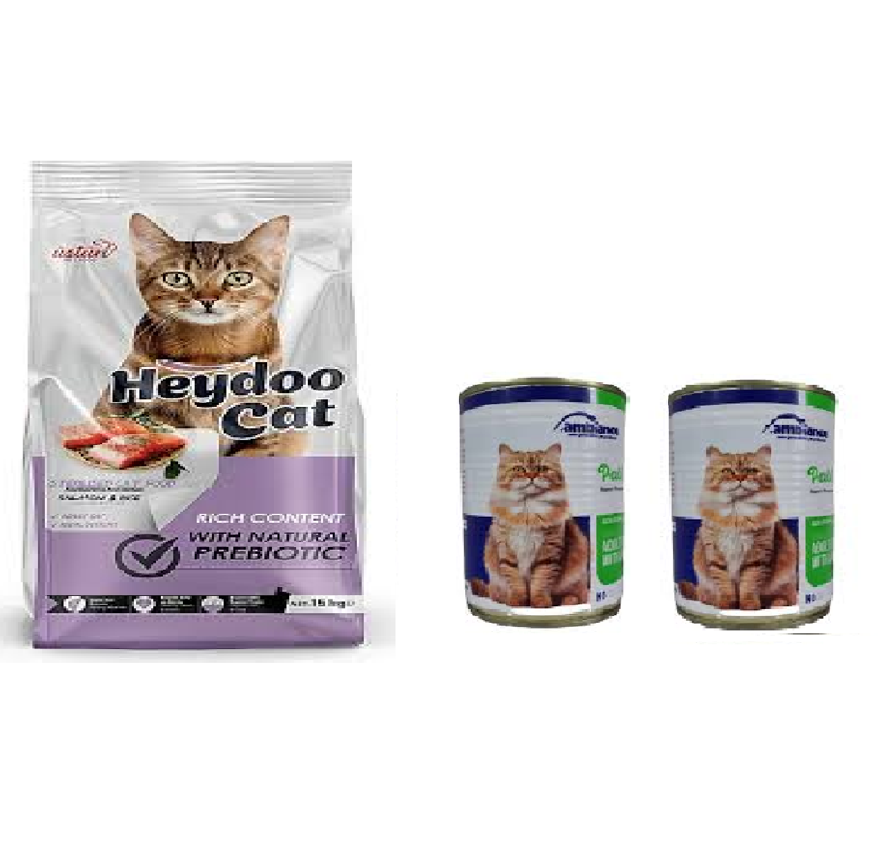 Kısırlaştırılmış Solmon Pirinçli Kedi Maması 2 Kg KuzuEtli Kedi Yaş Mama 415 gr X 2 Adet