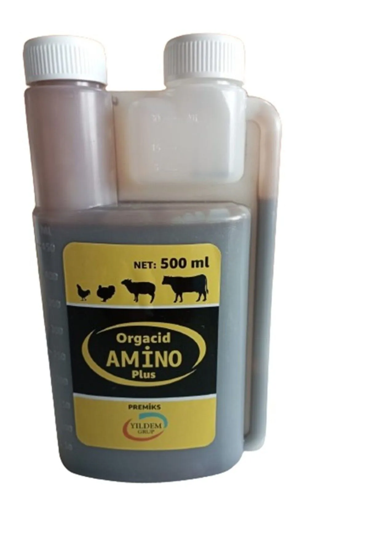 Organik aminoasit 500 Ml ( Tavuk,Kuzu ve Büyükbaş Hayvanlar İçin)