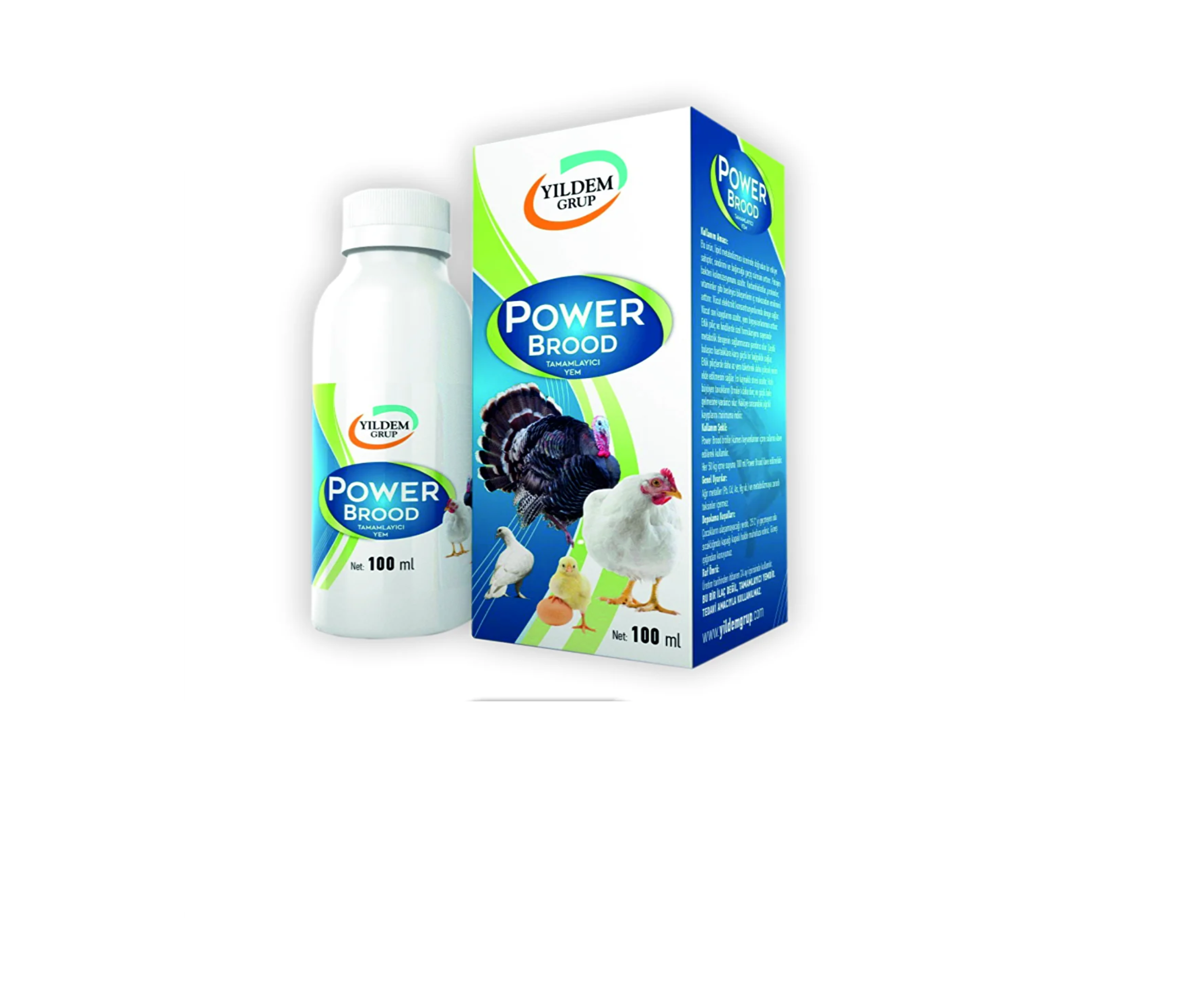 Tavuk Ve Güvercin Için(vitamin Mineral Organik Asitler )power Brood 100ml