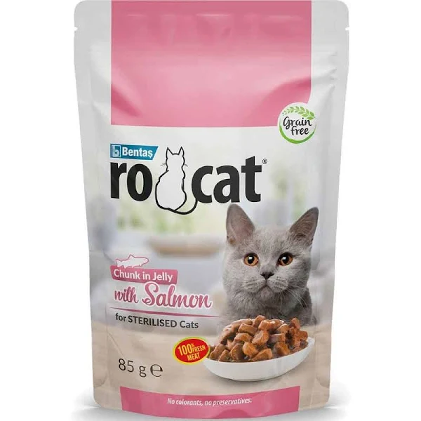 Kedi Yaş Maması 85 Gr Ro Cat Sterilised Somonlu