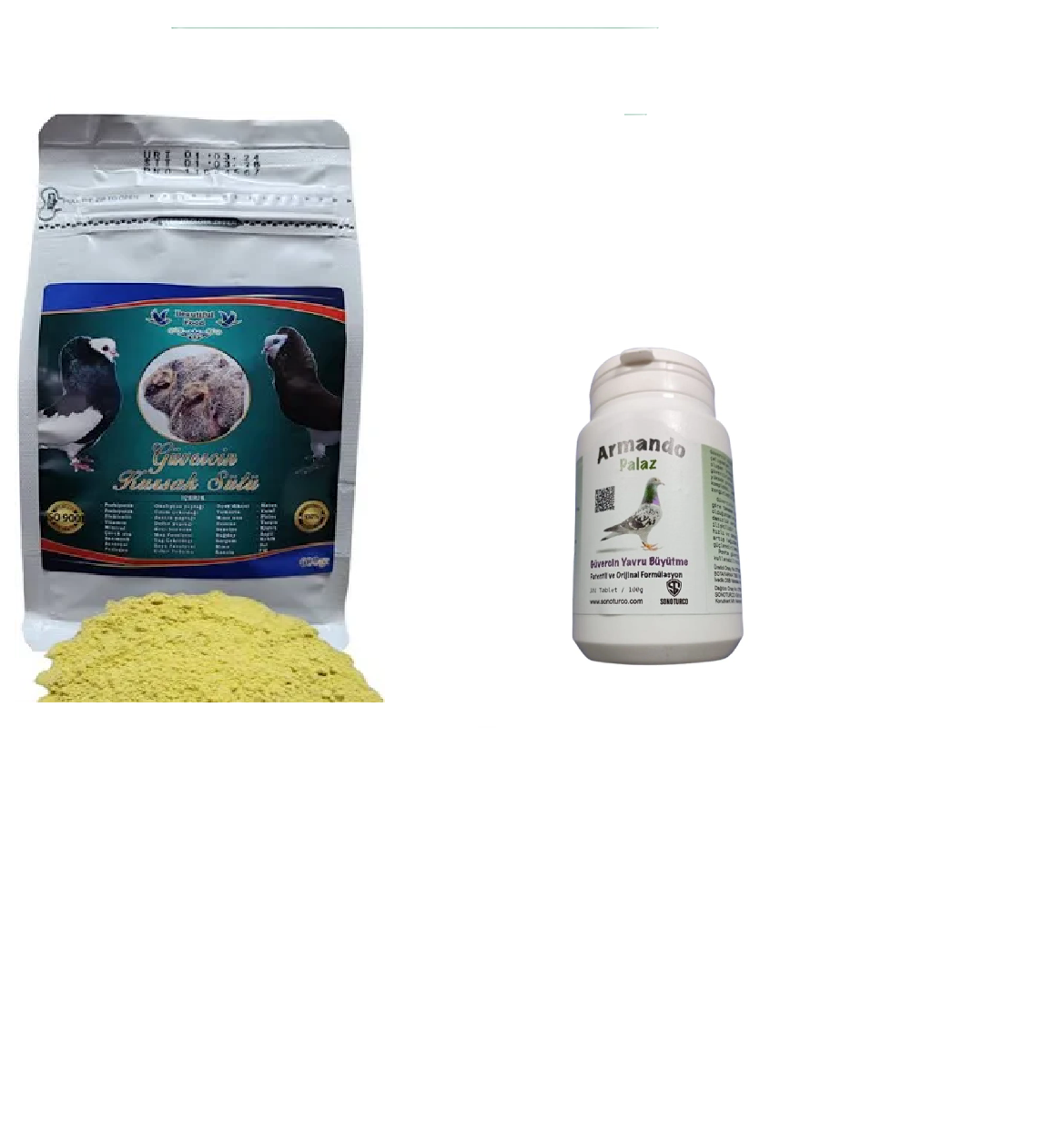 Yavru Güvercin Elle Besleme Maması 600 gr + Yavru Hapı Ve Performans 300 Tablet Yavru Büyütme Hapı