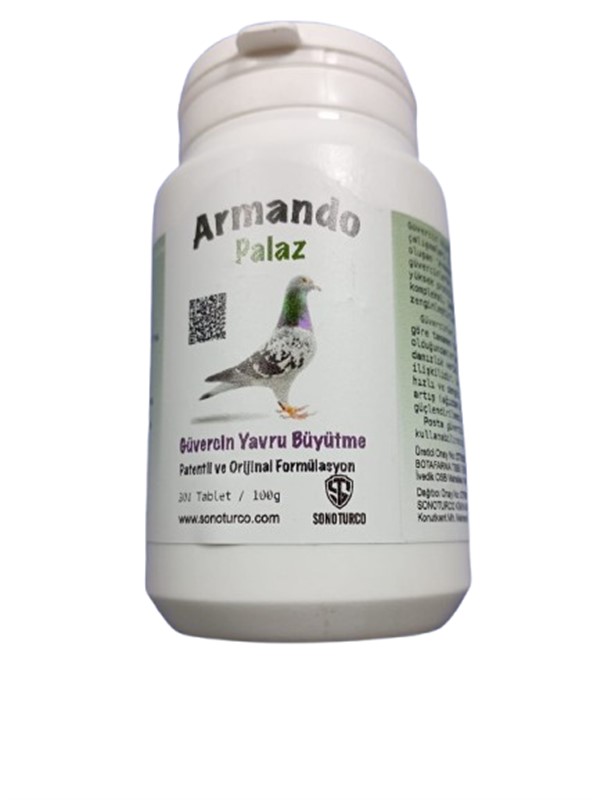 Yavru Güvercinler Için Yavru Hapı Ve Performans Armando Palaz 300 Tablet Yavru Büyütme Hapı