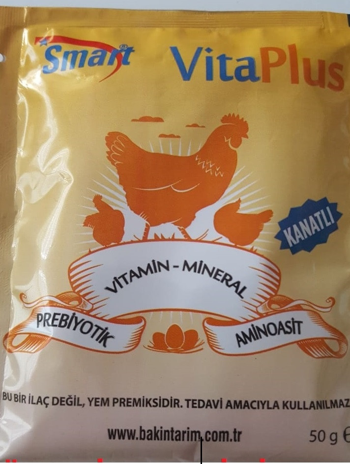 Smart Vita Plus 50 gr (Vitamin + Mineral + Aminoasit Ve Prebiyotik İçerir) 