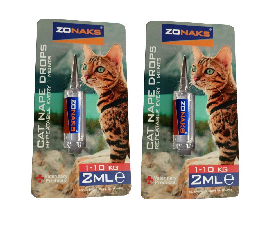 Kedi Ense Dış Damla 2 ML X 2 Adet